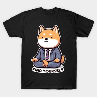 Find Yourself Shiba Inu T-Shirt